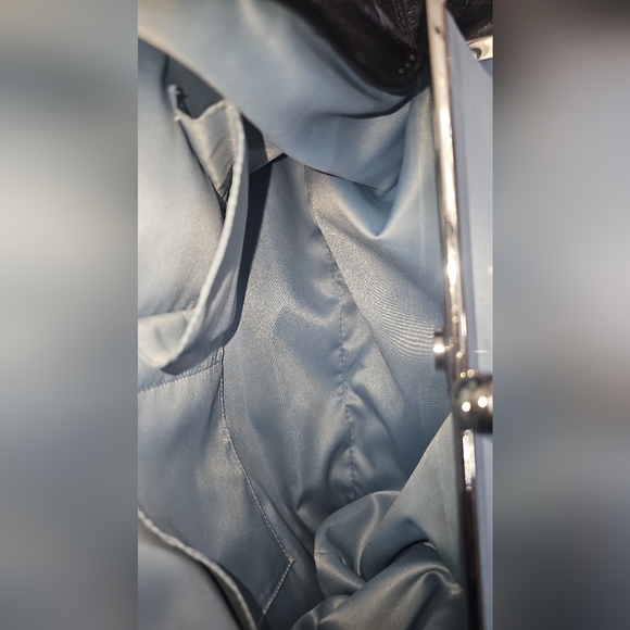 Coach Black Patent Leather Stitch Shoulder Hobo Satchel‎ Bag Purse Tote EUC - Picture 7 of 9